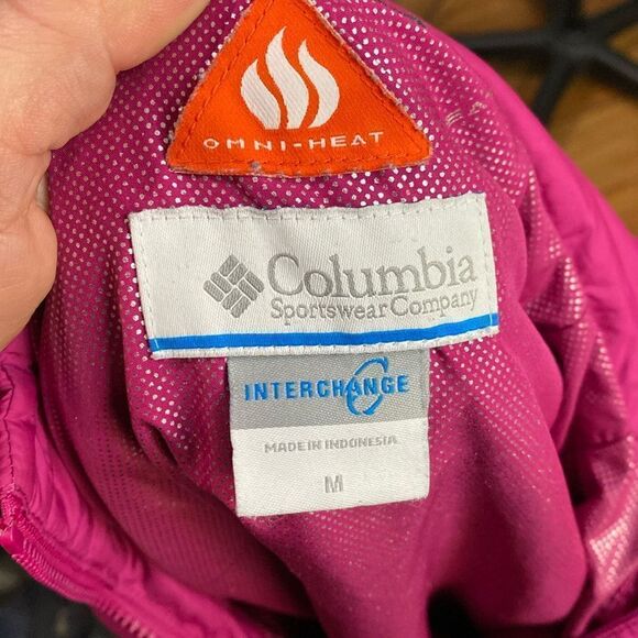 Columbia pink Quilted Jacket Inter change OmniHeat - Picture 12 of 14